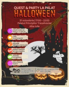Halloween Quest & Party la Palatul Principilor — pentru copii de 7–10 ani