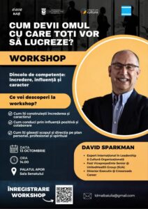 Cum devii omul cu care toți vor să lucreze? — workshop cu David Sparkman